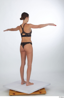 Malin black lace lingerie standing t-pose underwear whole body 0006.jpg